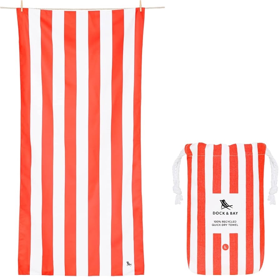 Dock & Bay Large Towel - Waikiki Coral