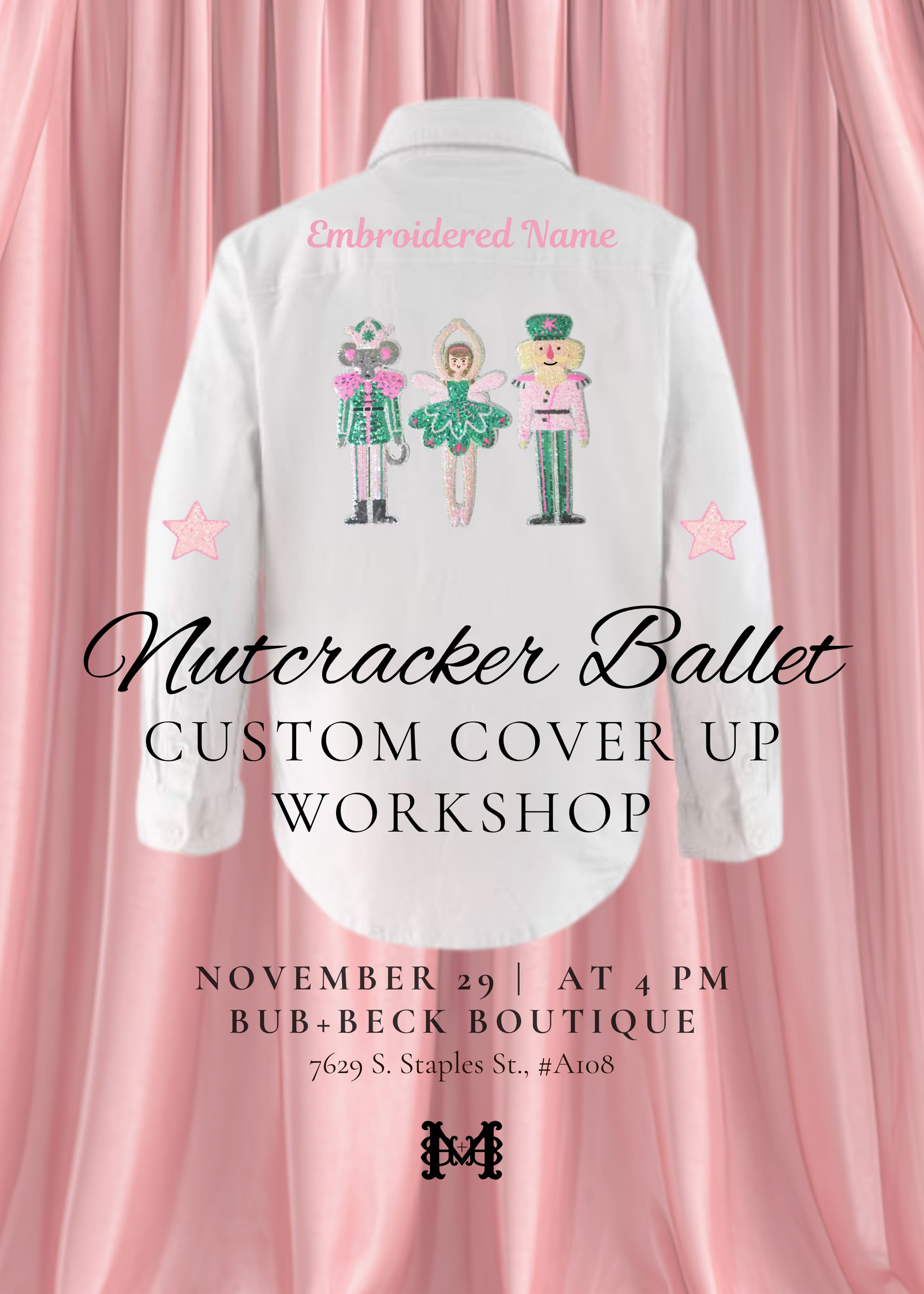 Nutcracker Cover Up Workshop Admission