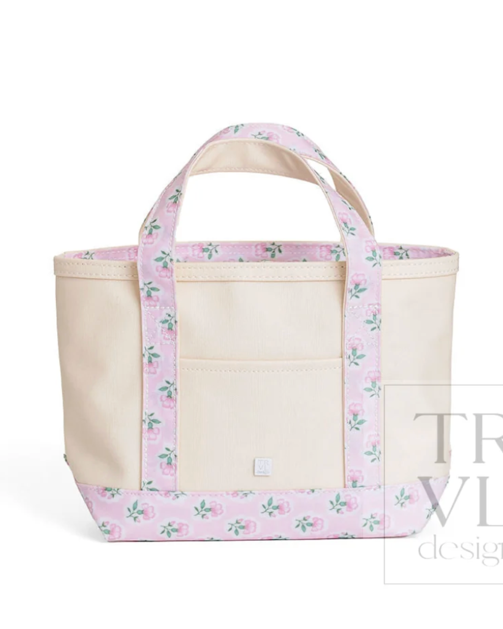 Mini Coated Canvas Natural w/ Petite Fleur Trim