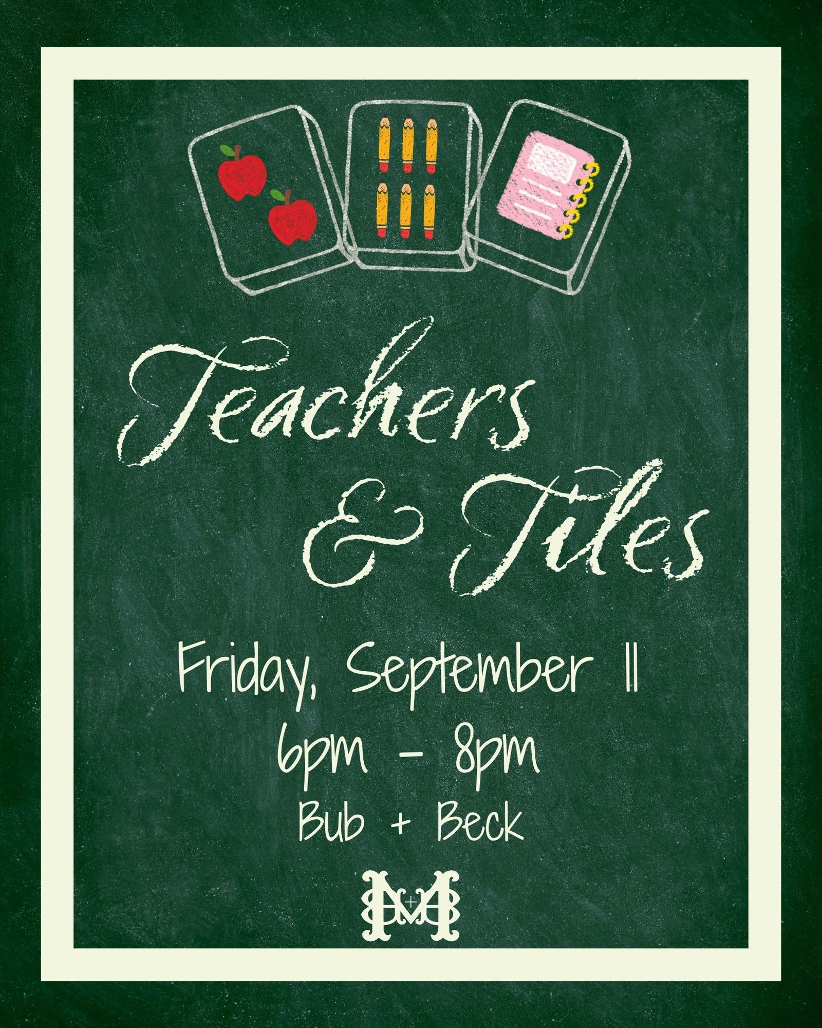 Teachers & Tiles Open Play