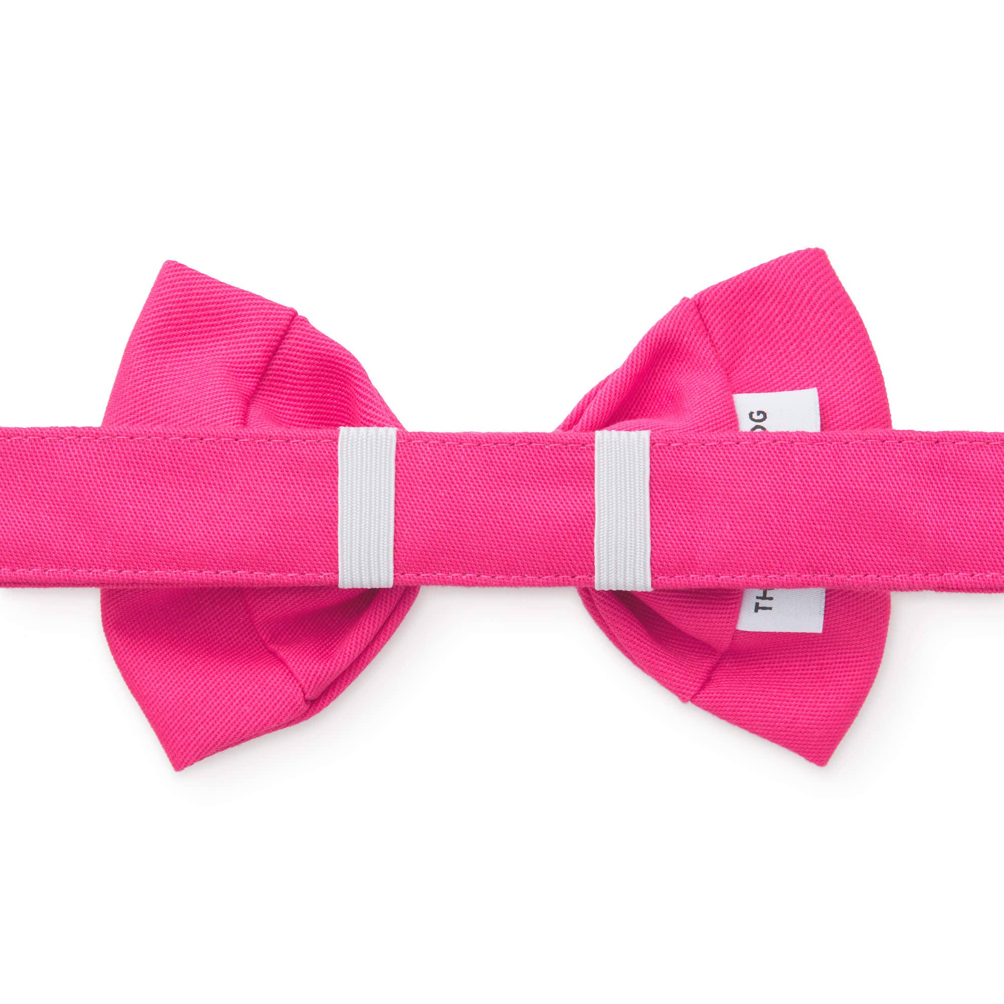 Hot Pink Dog Bow Tie: Standard