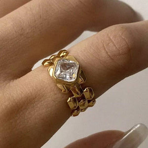 18K STAINLESS STEEL TARNISH FREE  RINGS | 40R119
