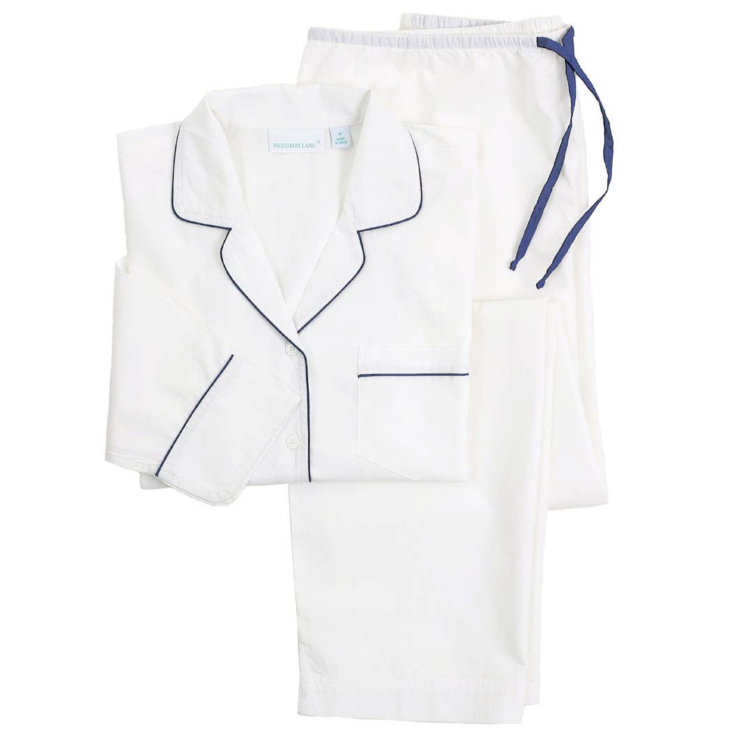 Logan Navy Long Sleeve Pajamas