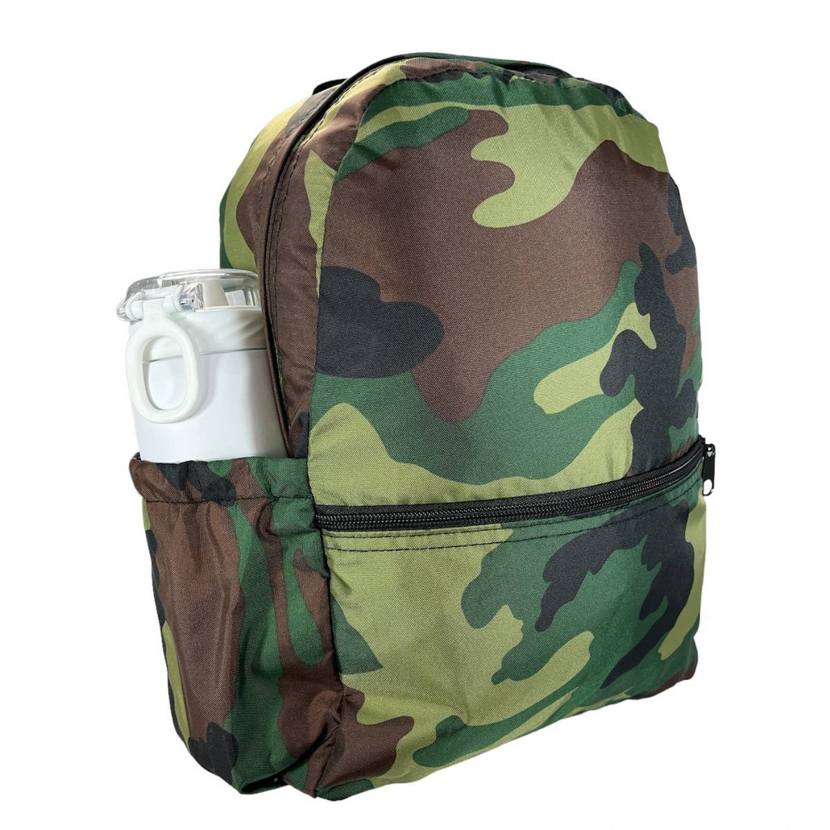 Camo Medium Backpack w/ Pocket | Mint