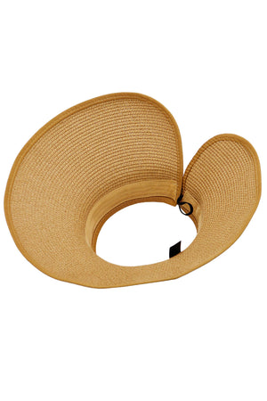 Straw Wide Roll-up Sun Hat