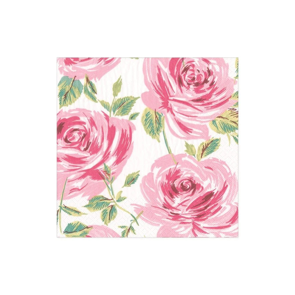 Bella Rosa Cocktail Napkins in Pink