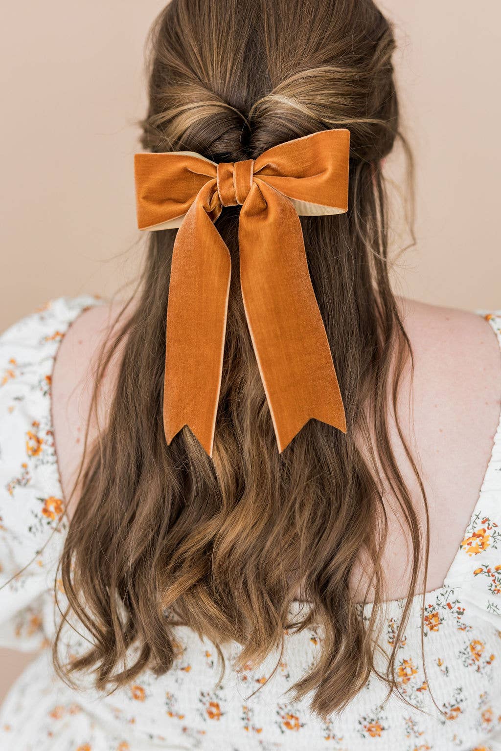 Bailee Bow Barrette: Copper