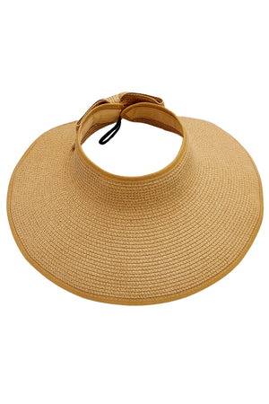 Straw Wide Roll-up Sun Hat