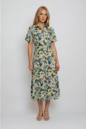 Safari Print Dress