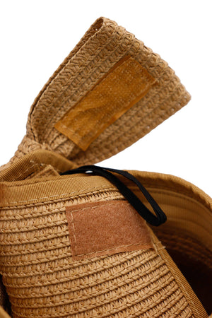 Straw Wide Roll-up Sun Hat