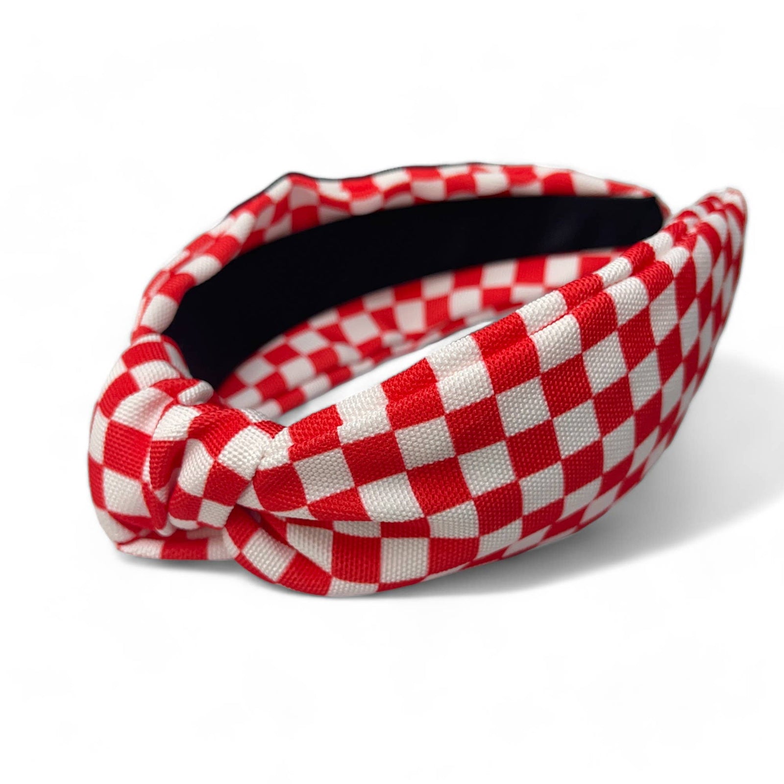 Red & White Checkered Headband