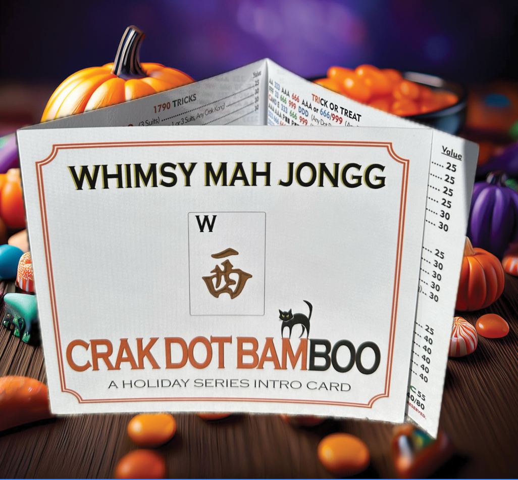 Halloween Theme Mahjong Card