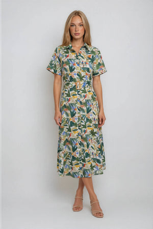 Safari Print Dress