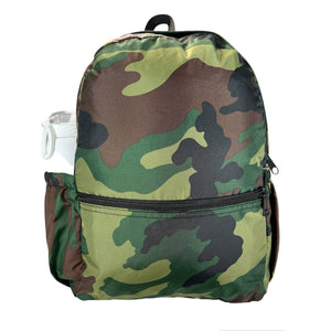 Camo Medium Backpack w/ Pocket | Mint