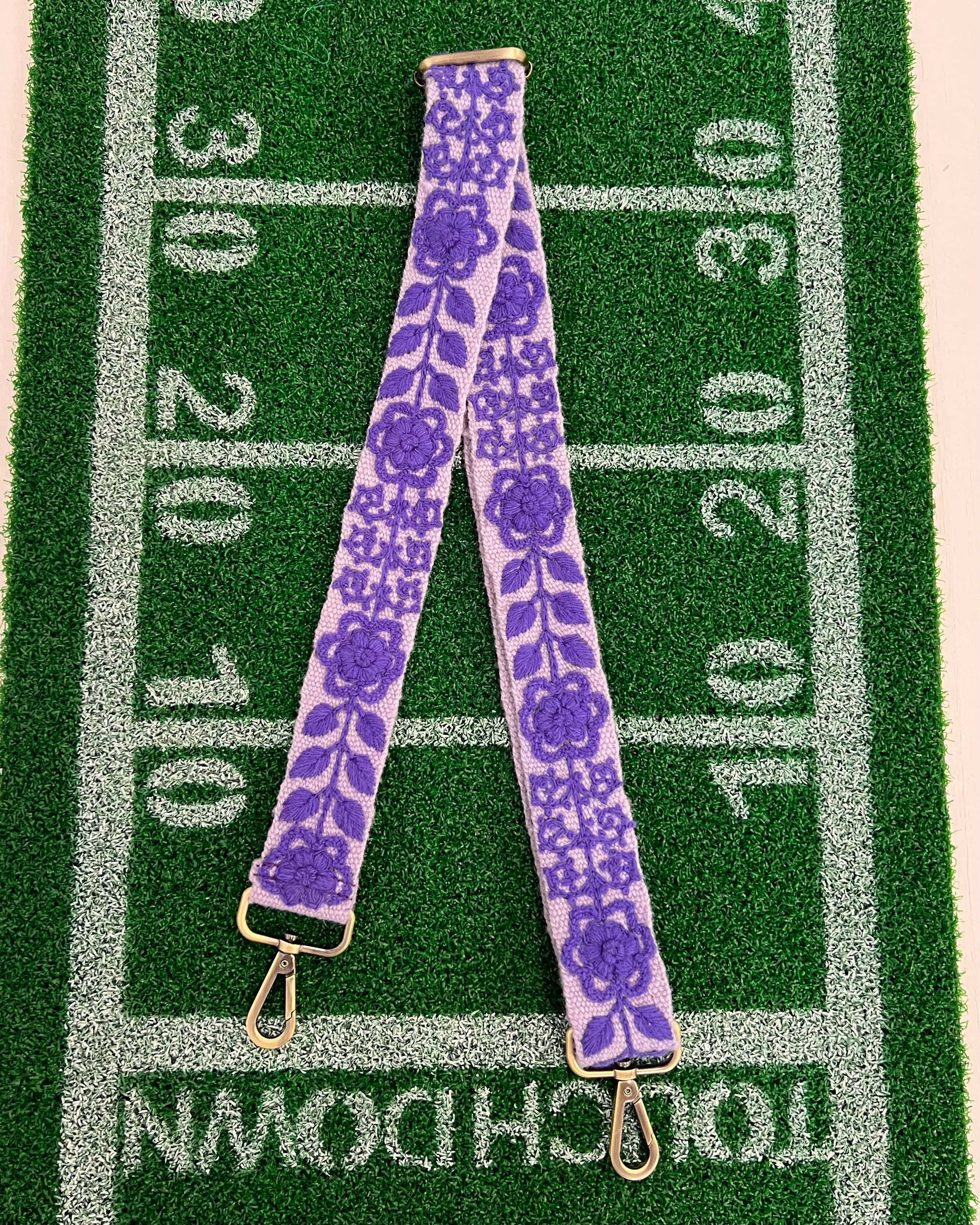 Purple & Lavender Embroidered Strap