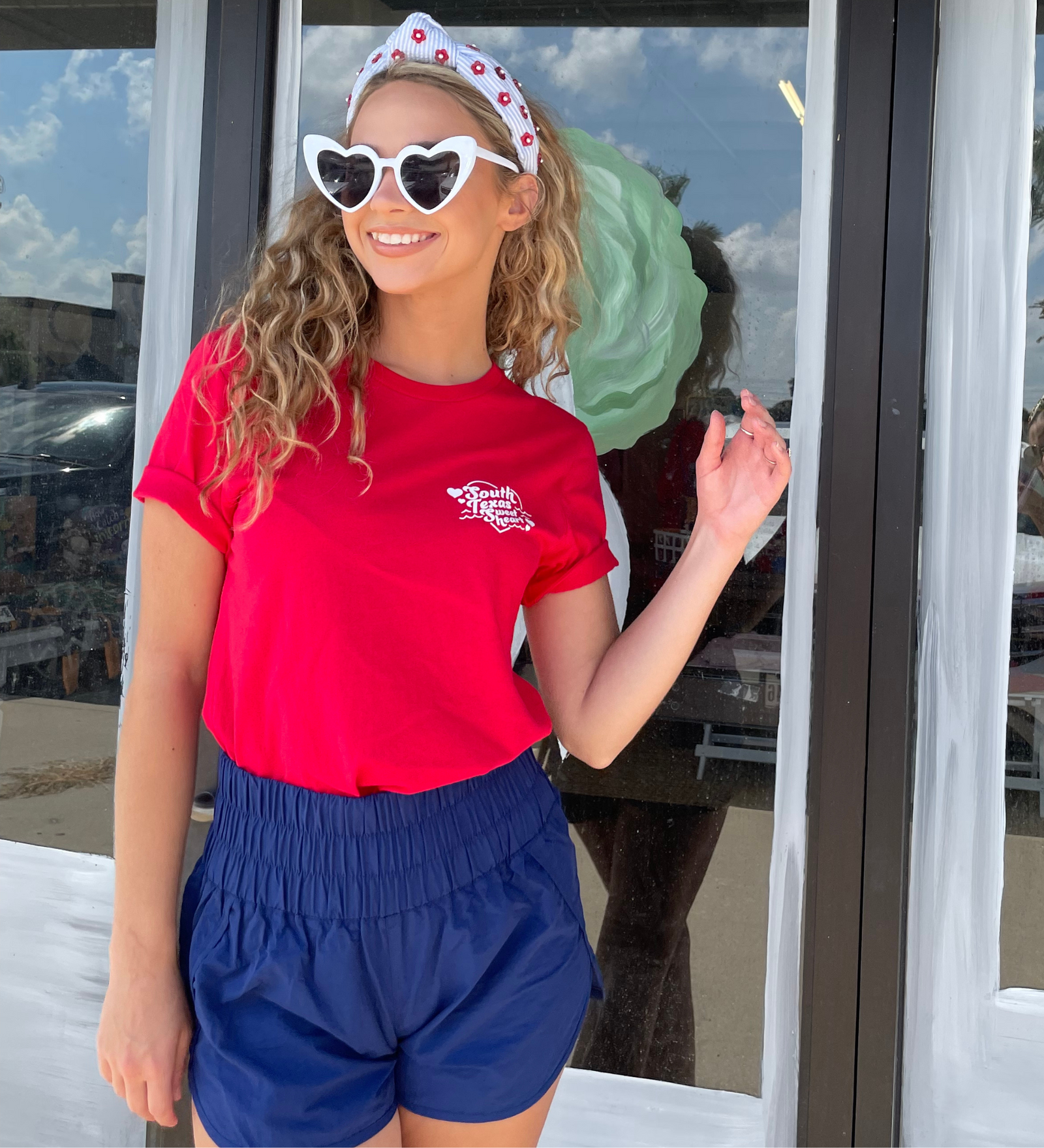 South Texas Sweetheart Tee - Red