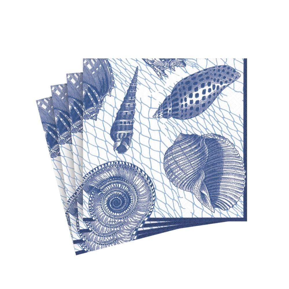 Netting & Shells Cocktail Napkins