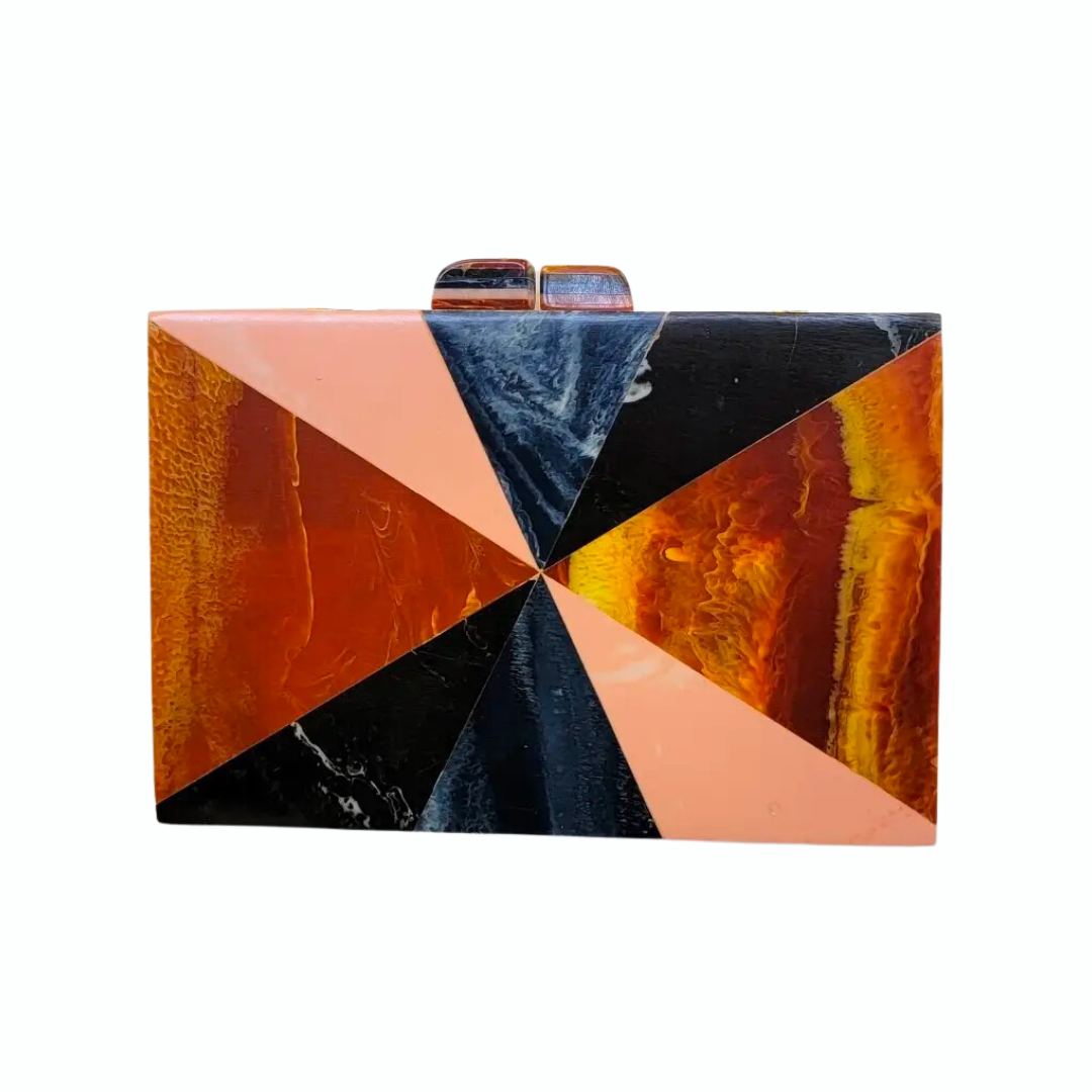 Abstract Wooden Handbag
