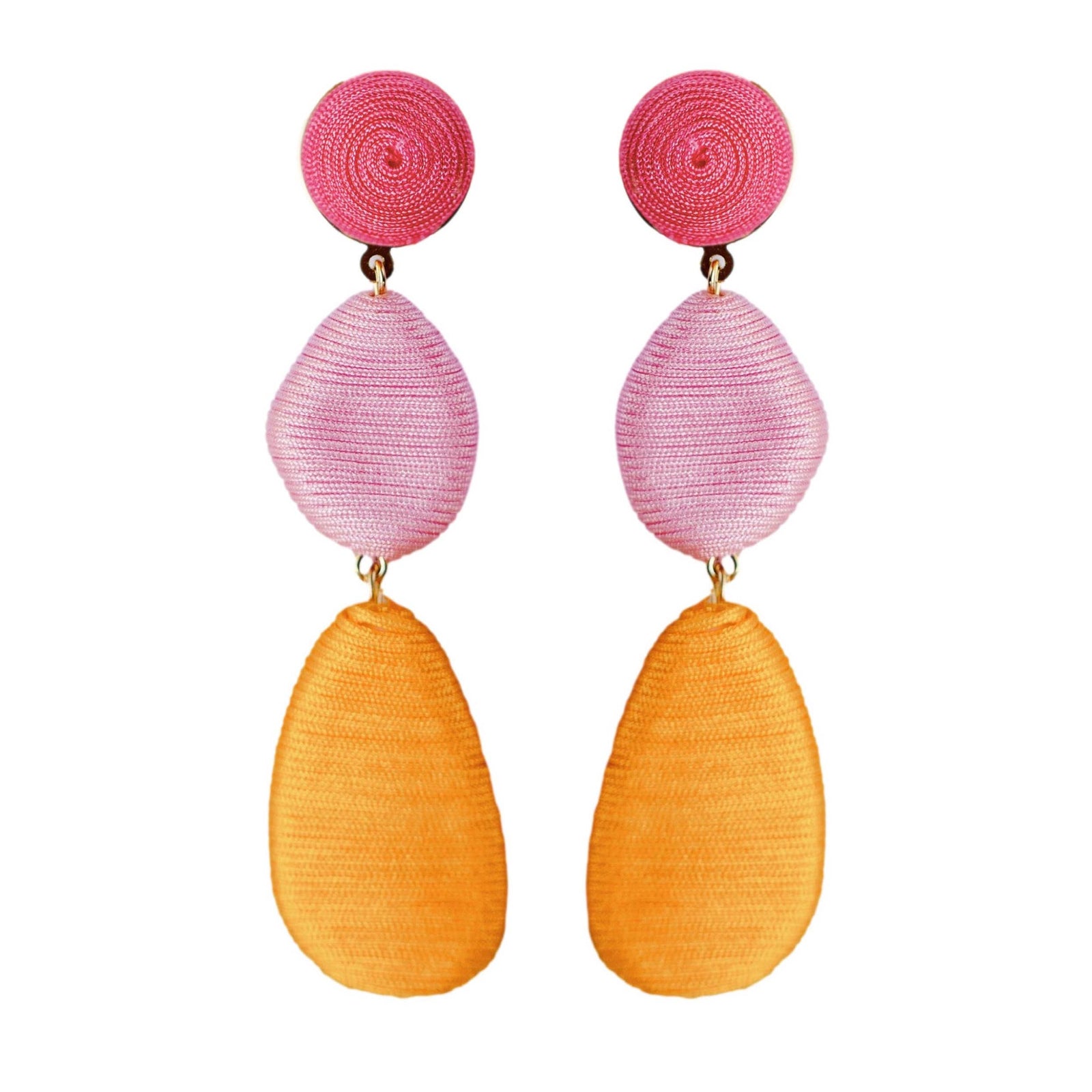 Pink Ombre Drop Earring