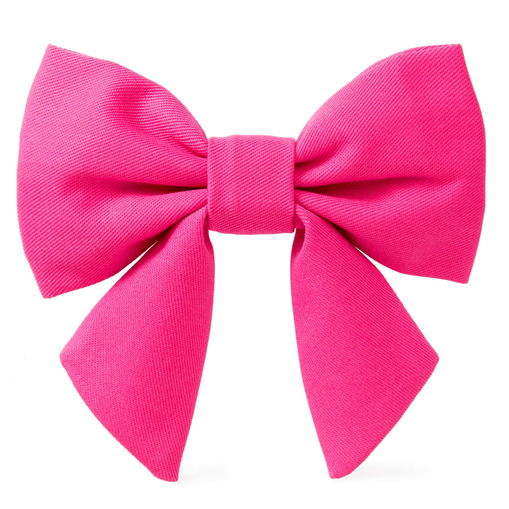 Hot Pink Lady Dog Bow: Small