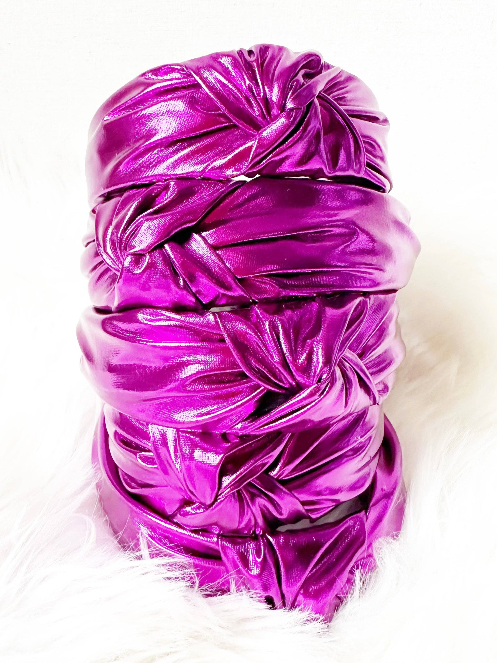 Purple Metallic Headband