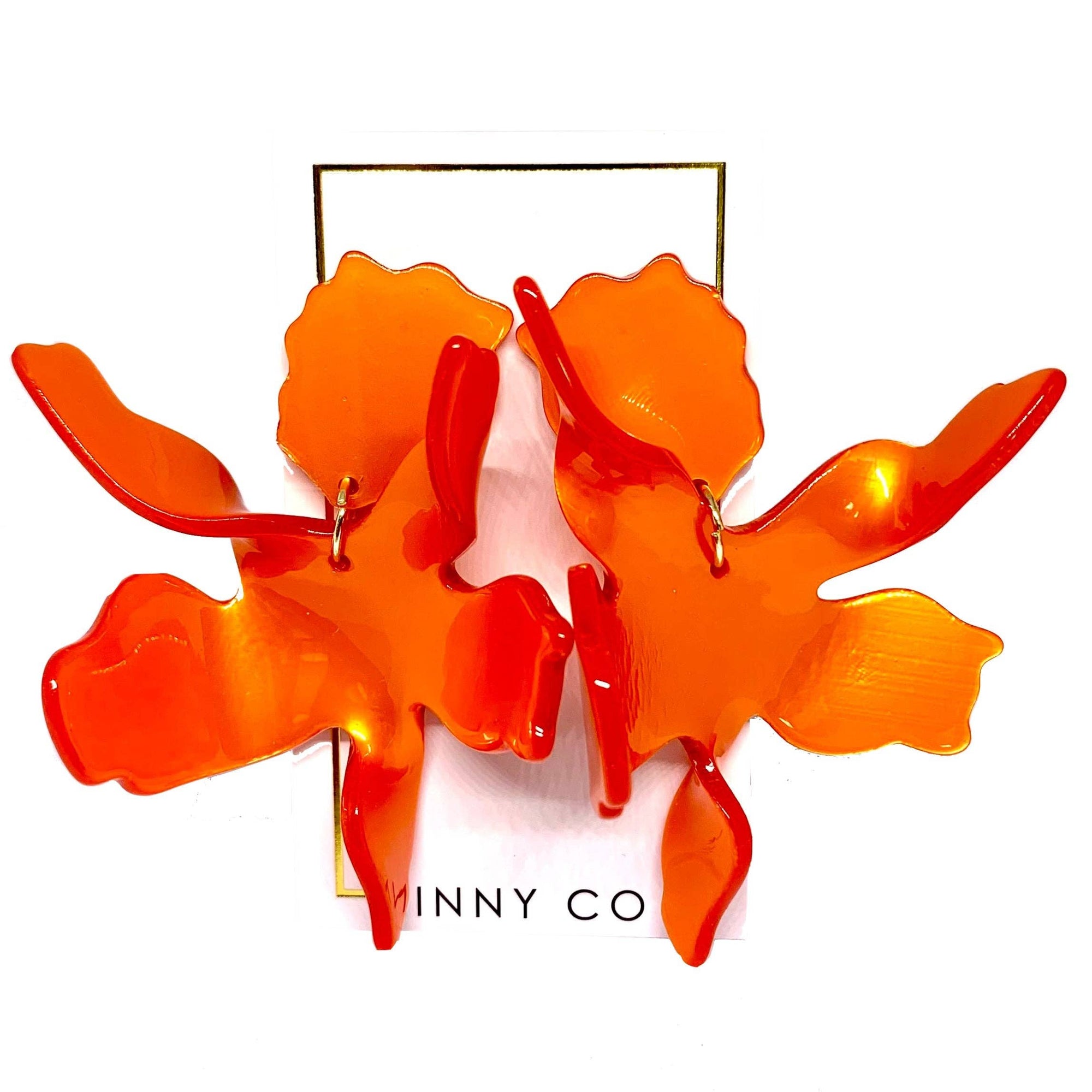 Flora Earring - Orange