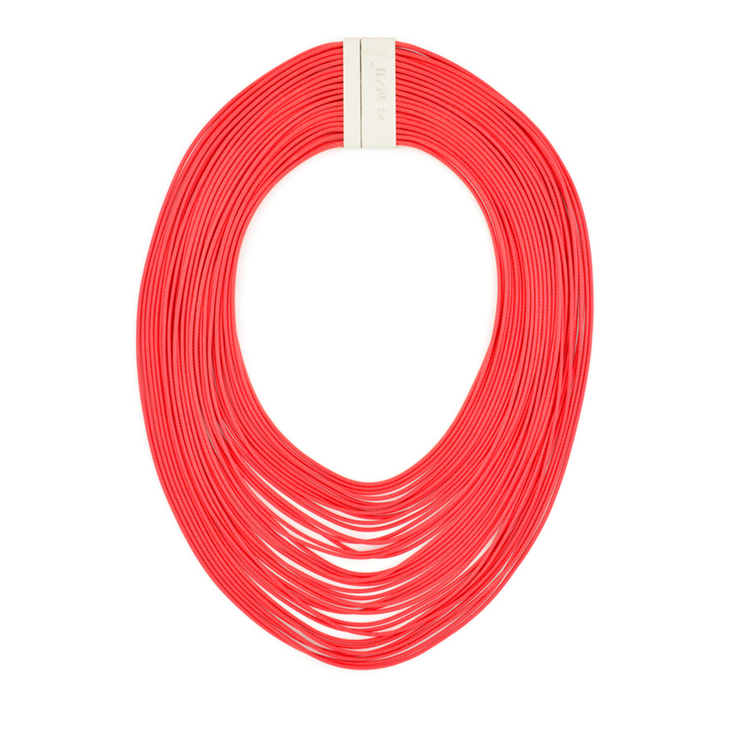 Tight Rope Necklace- Red