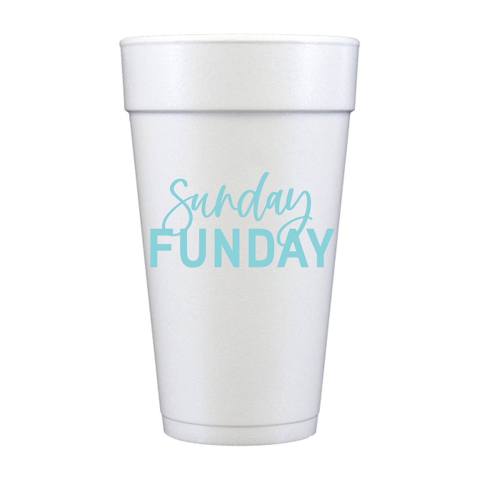 Sunday Funday Foam Cups