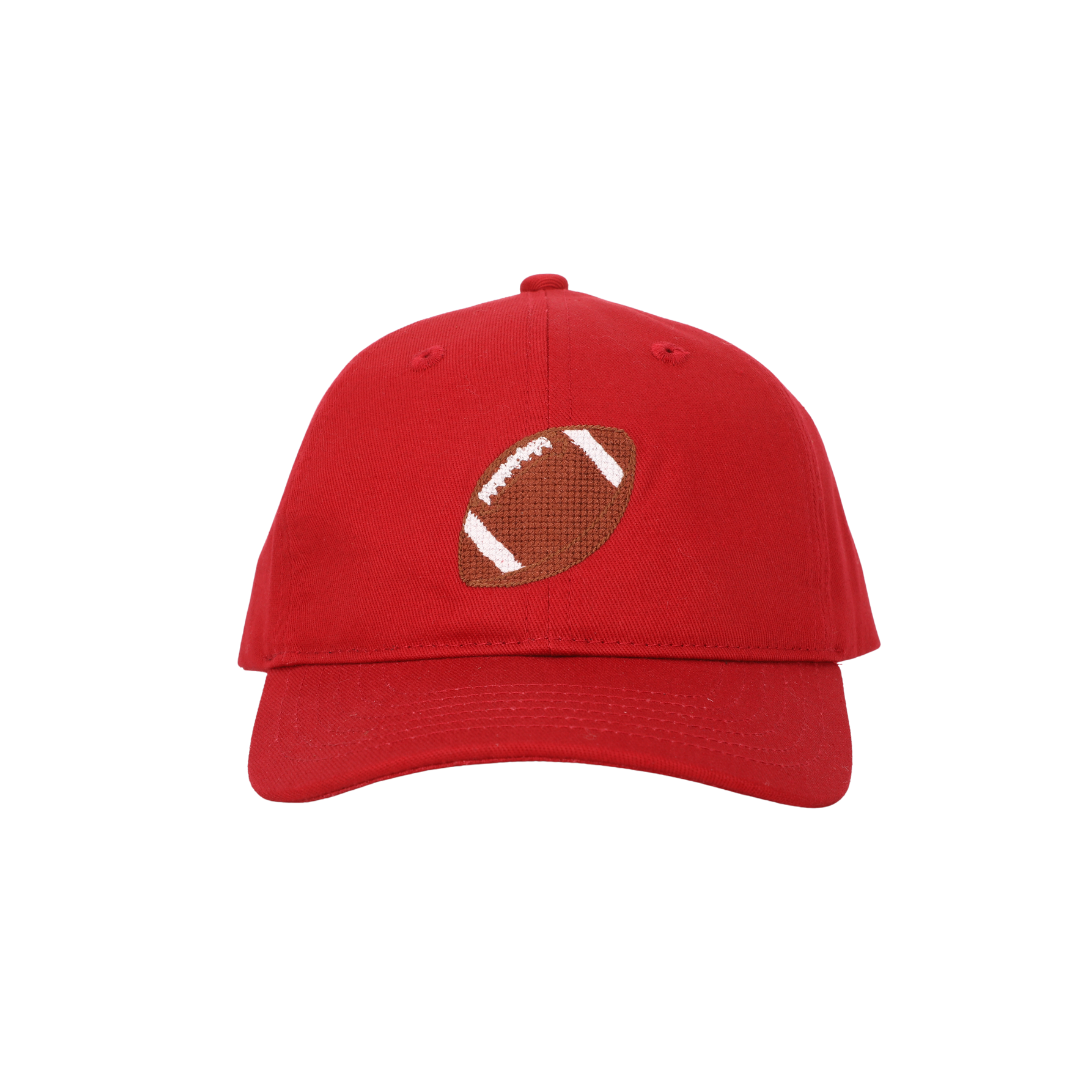 Football Hat -  Red