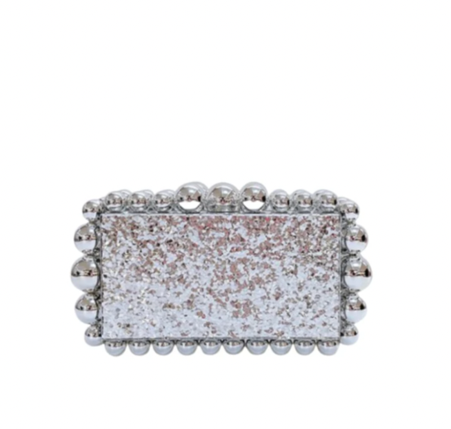 Cava Clutch - silver