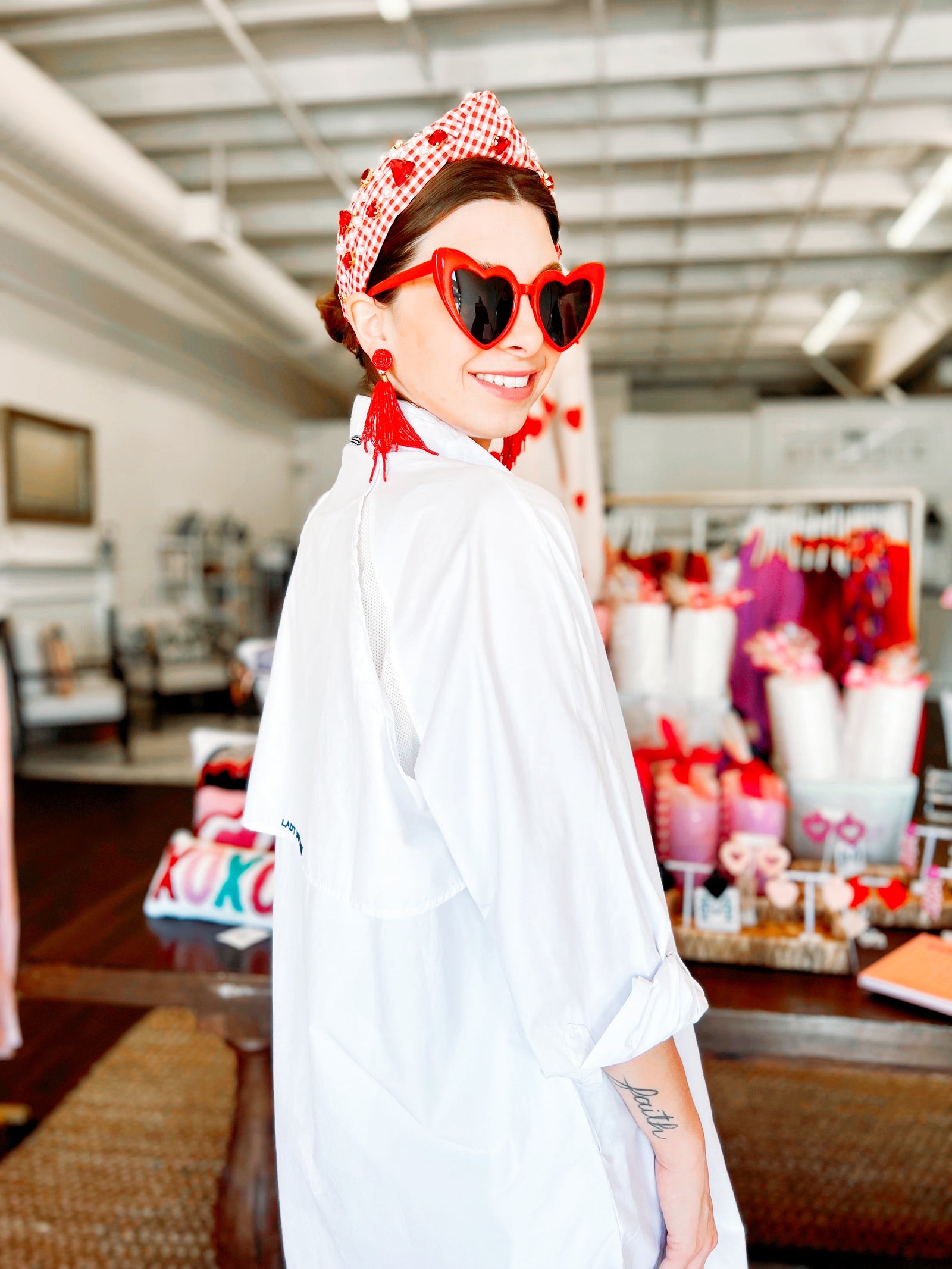 Red Heart Sunglasses