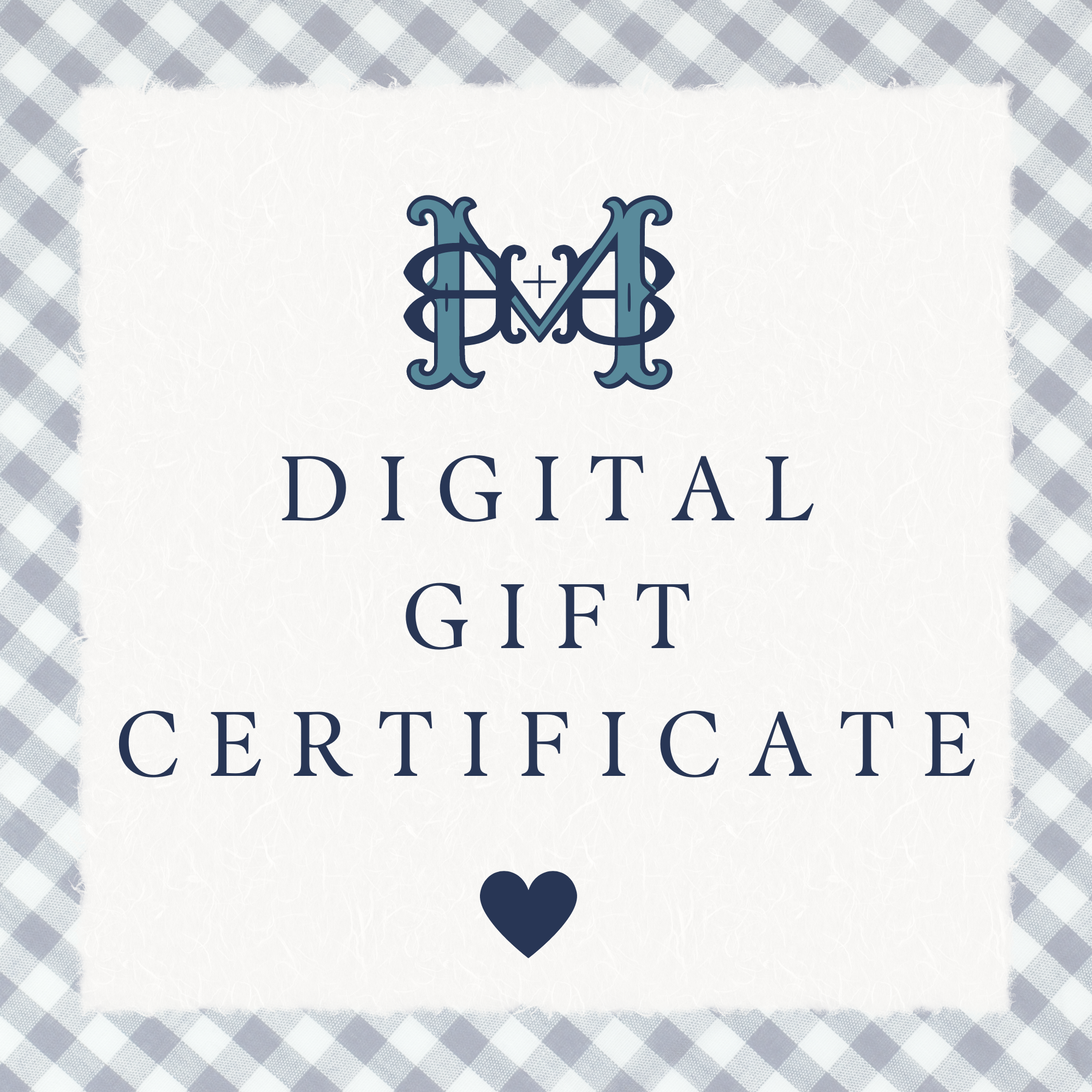 Bub + Beck Digital Gift Certificate