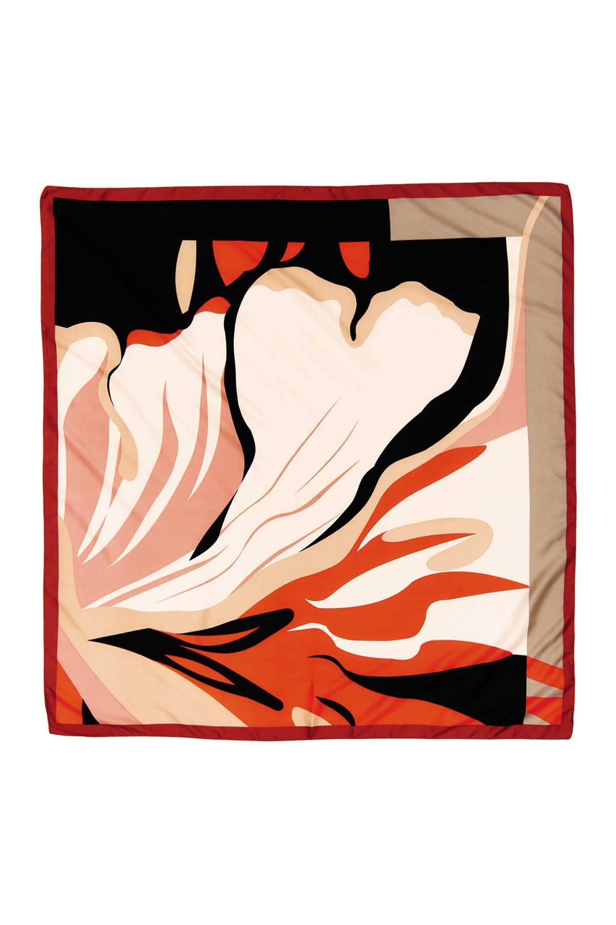 Multi Printed Scarf - Clay