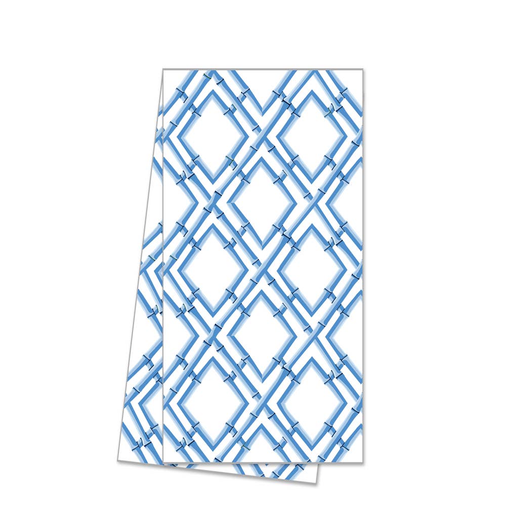 Blue Bamboo Tea Towel