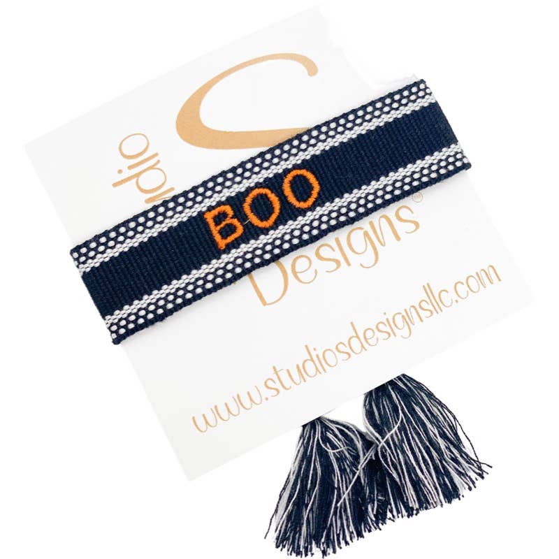Embroidered Bracelet-Boo