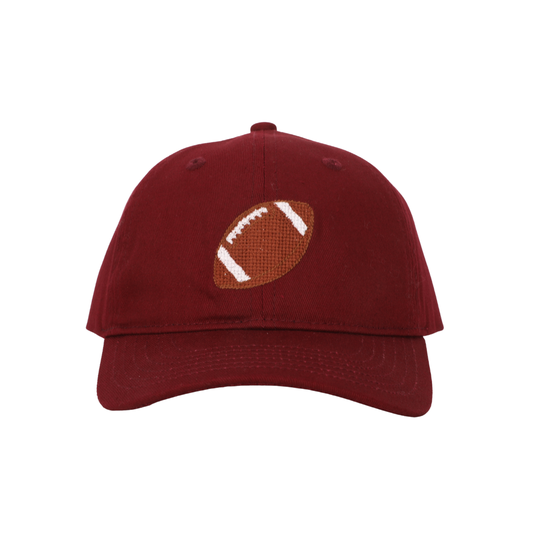 Football Hat -  Maroon