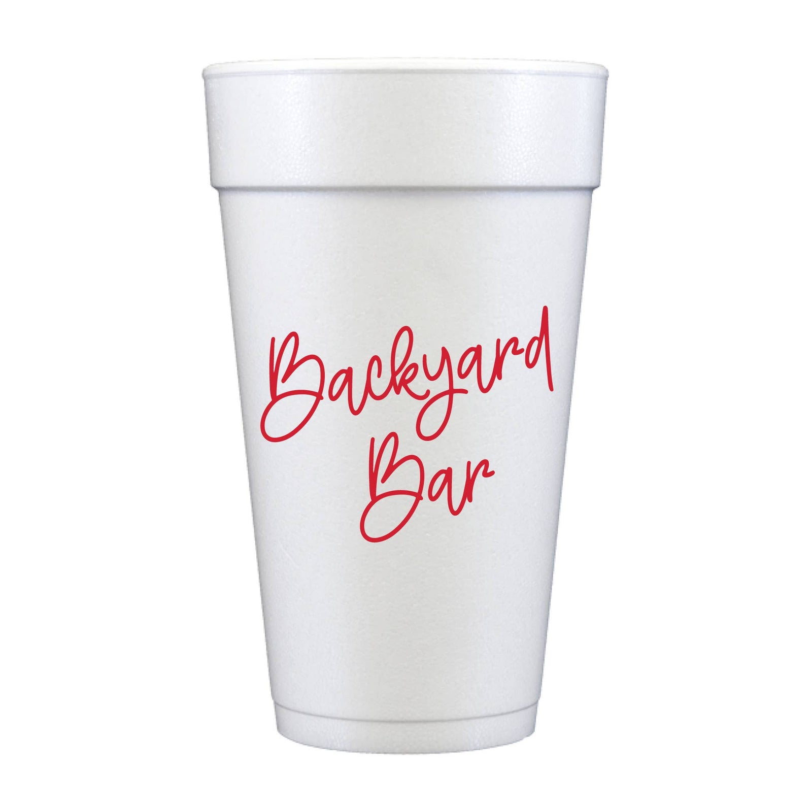 Backyard Bar Foam Cups