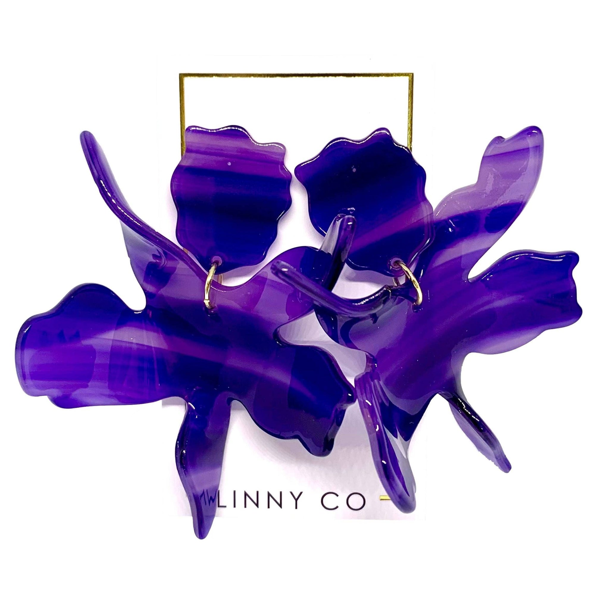 Flora Earring - Purple