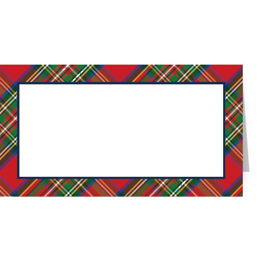 Tartan Plaid Placecards